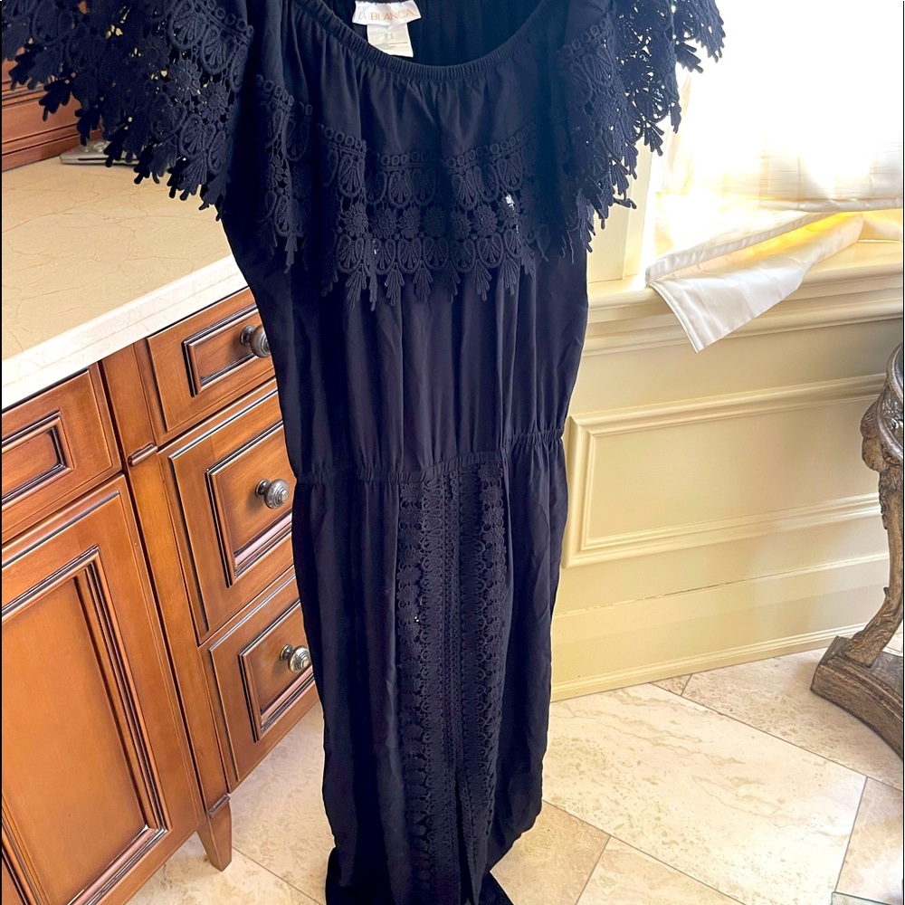 Off the shoulder maxi dress